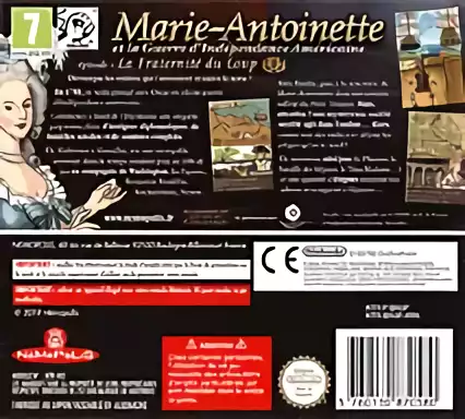 Image n° 2 - boxback : Marie-Antoinette and the American War of Independence - The Brotherhood of the Wolf